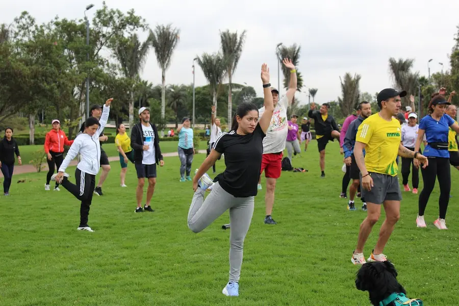 post run stretching