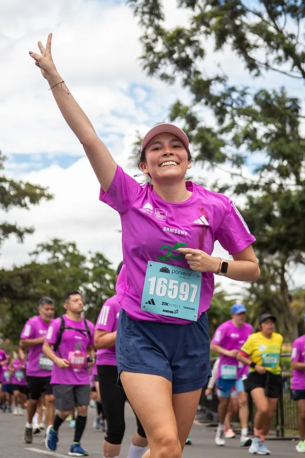 Aumento de participación de mujeres en la media maratón de Bogotá
